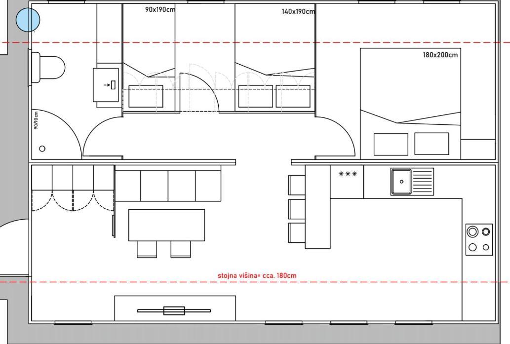 Three Stars Luxury House Art-pe With Pool And Pool Nyaraló *
